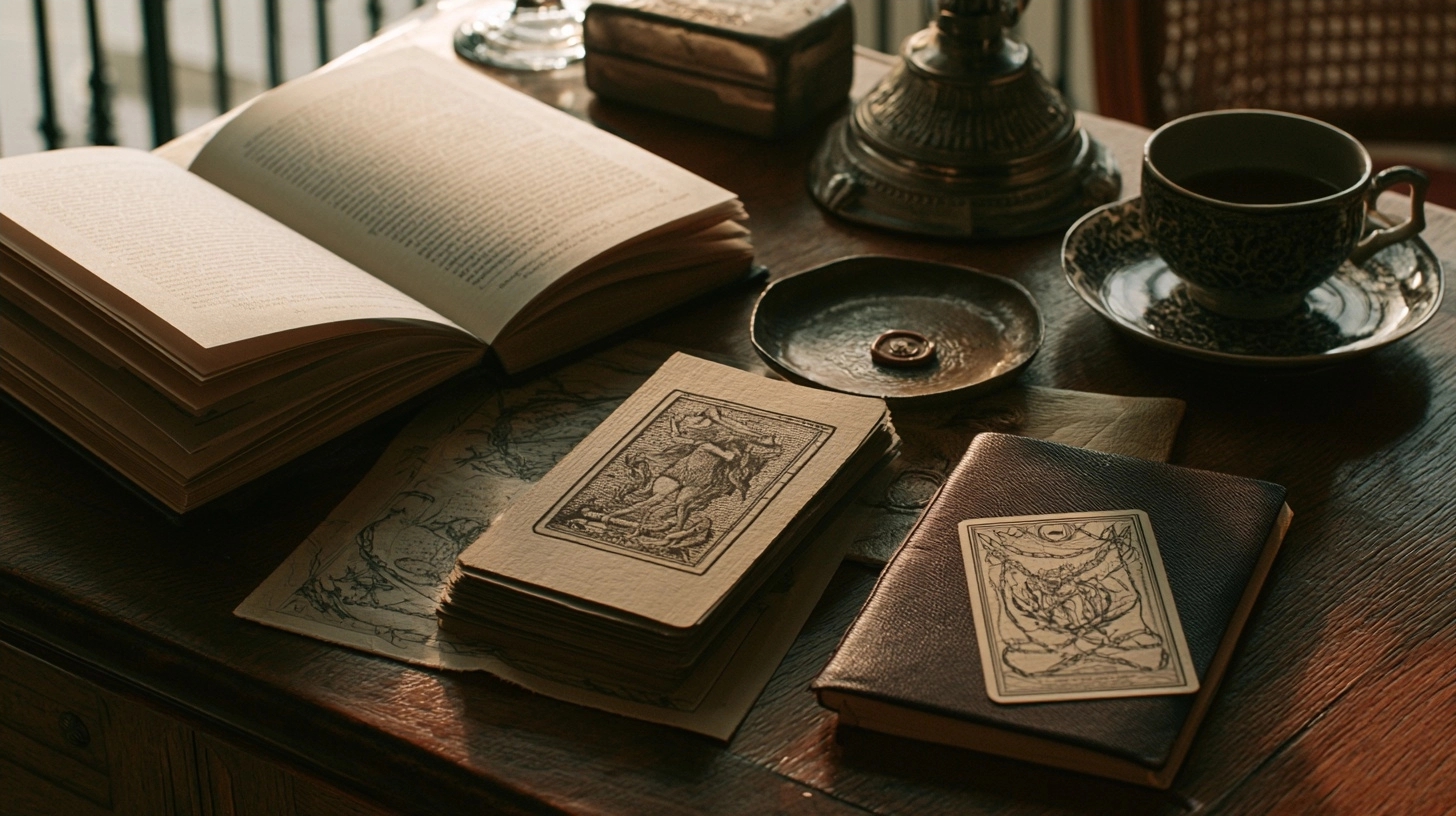 lecture symbolique du Diable avec carnet de tirage