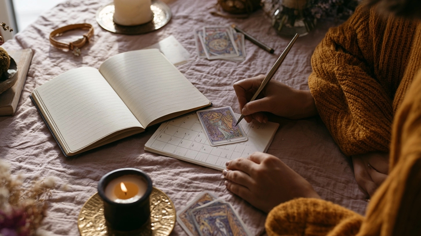 intention de nouvelle lune après un tirage tarot professionnel