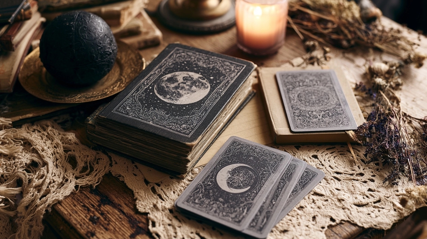 nouvelle lune et tarot pour poser une intention de nouveau cycle