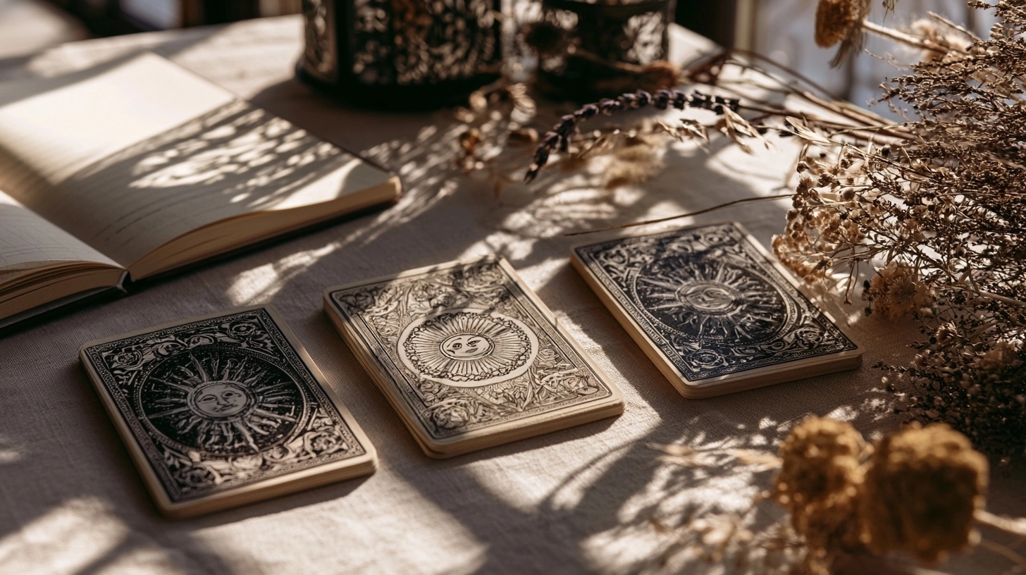 tirage tarot nouvelle lune en trois cartes pour clarifier une intention