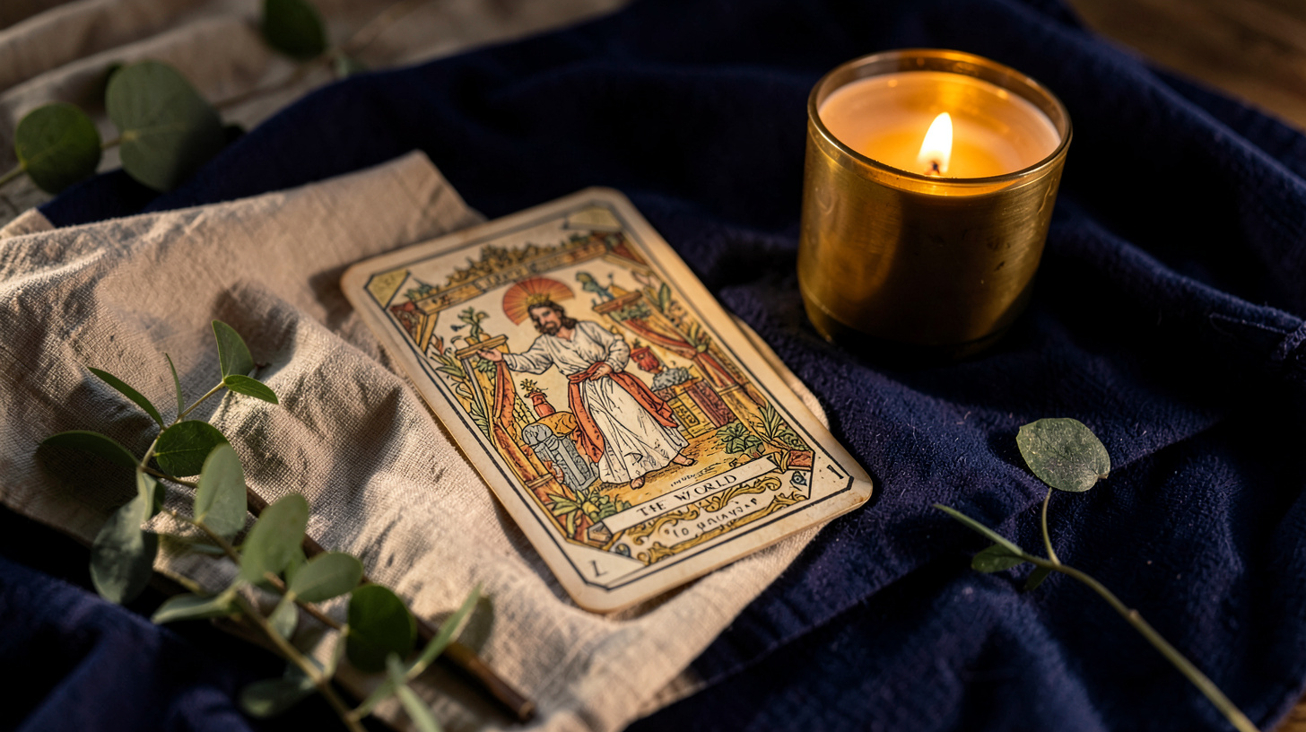 Le Monde au tarot : accomplissement, voyage et fin de cycle